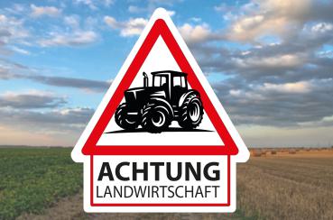 Achtung Landwirtschaft - Aluverbund 2mm