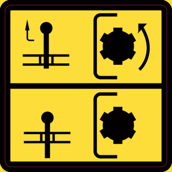 Fendt Zapfwellen Aufkleber
