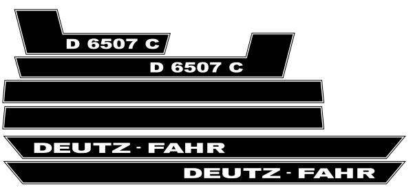Deutz Fahr D 6507 C Dekorsatz
