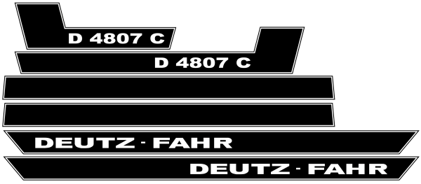 Deutz Fahr D 4807 C Dekorsatz