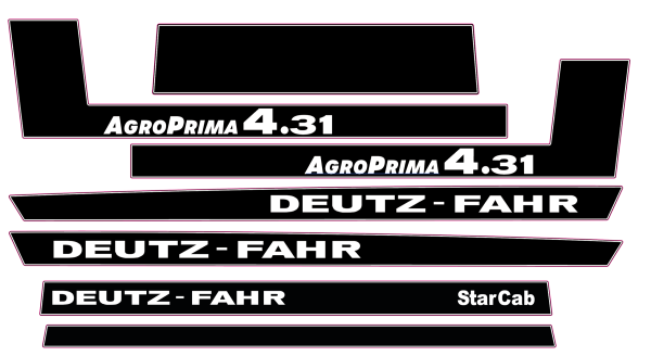 Deutz Fahr AgroPrima 4.31 Dekorsatz