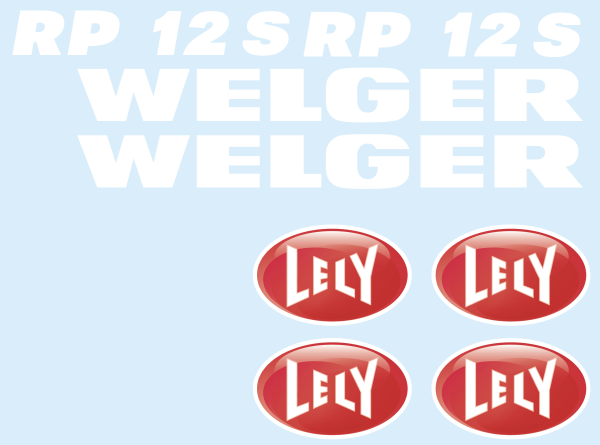 Dekorsatz Welger Lely RP 12 S