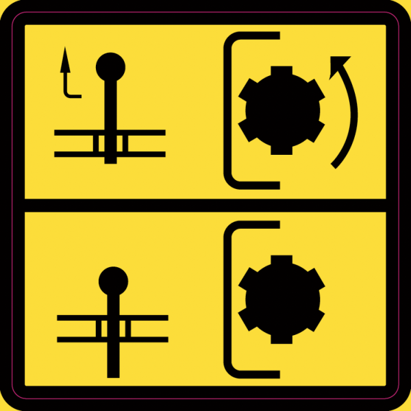 Fendt Zapfwellen Aufkleber